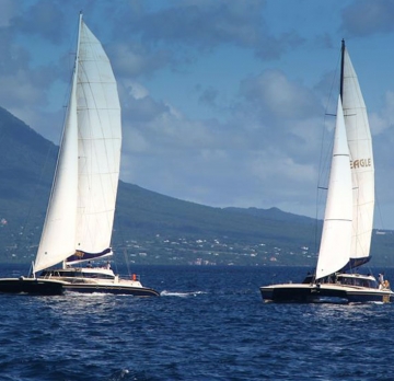 Catamaran Party Cruise to Nevis